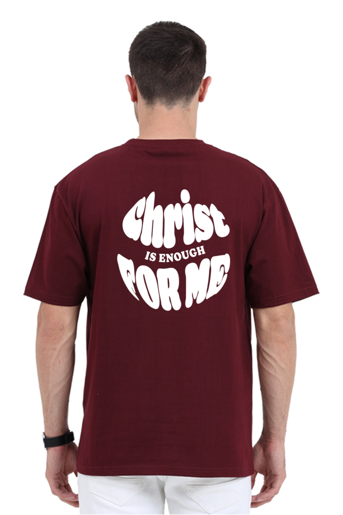 Unisex Oversized Tee - Christ is Enough