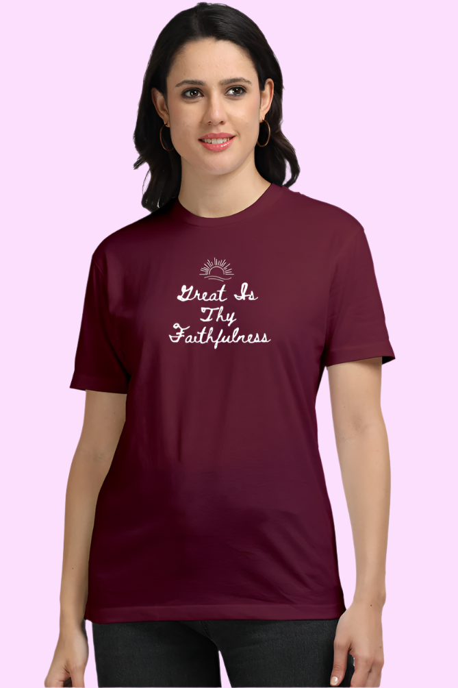 Unisex Supima Cotton | Great is thy faithfulness Tee