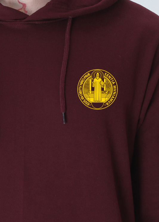 Entire St. Benedict's Medal - Unisex Hooded Sweatshirt