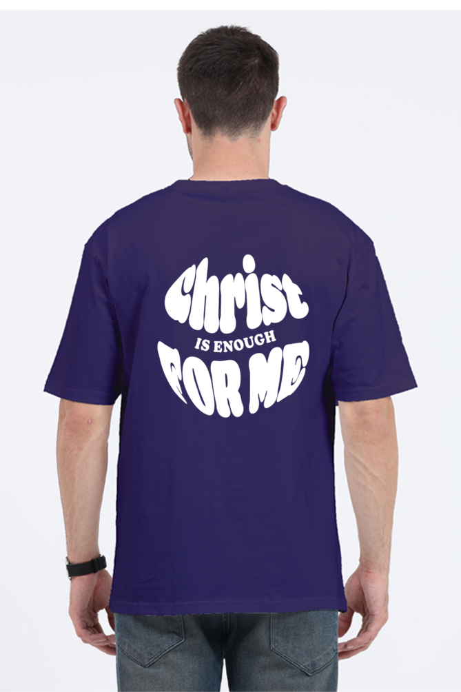 Unisex Oversized Tee - Christ is Enough