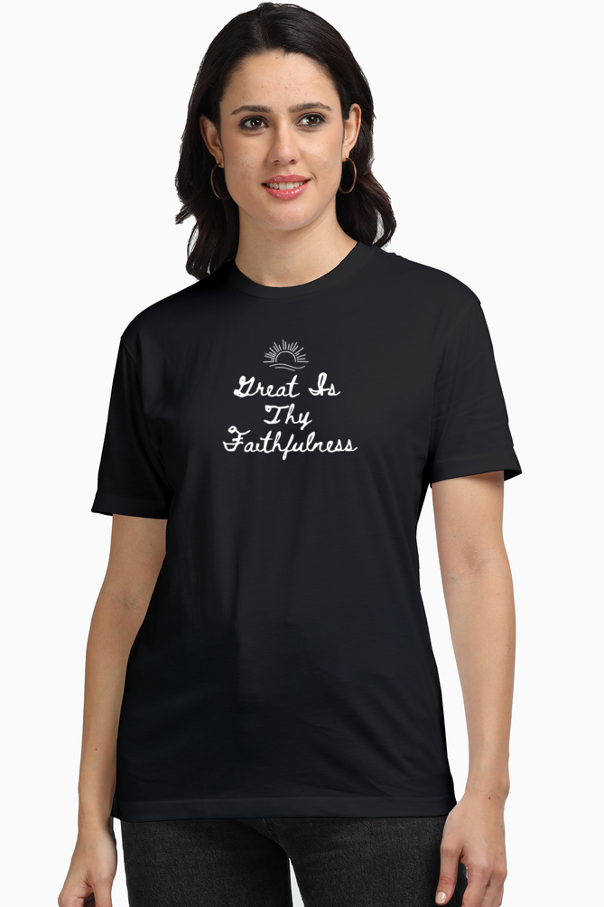 Unisex Supima Cotton | Great is thy faithfulness Tee