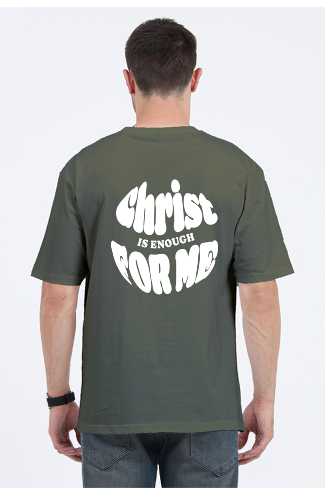 Unisex Oversized Tee - Christ is Enough