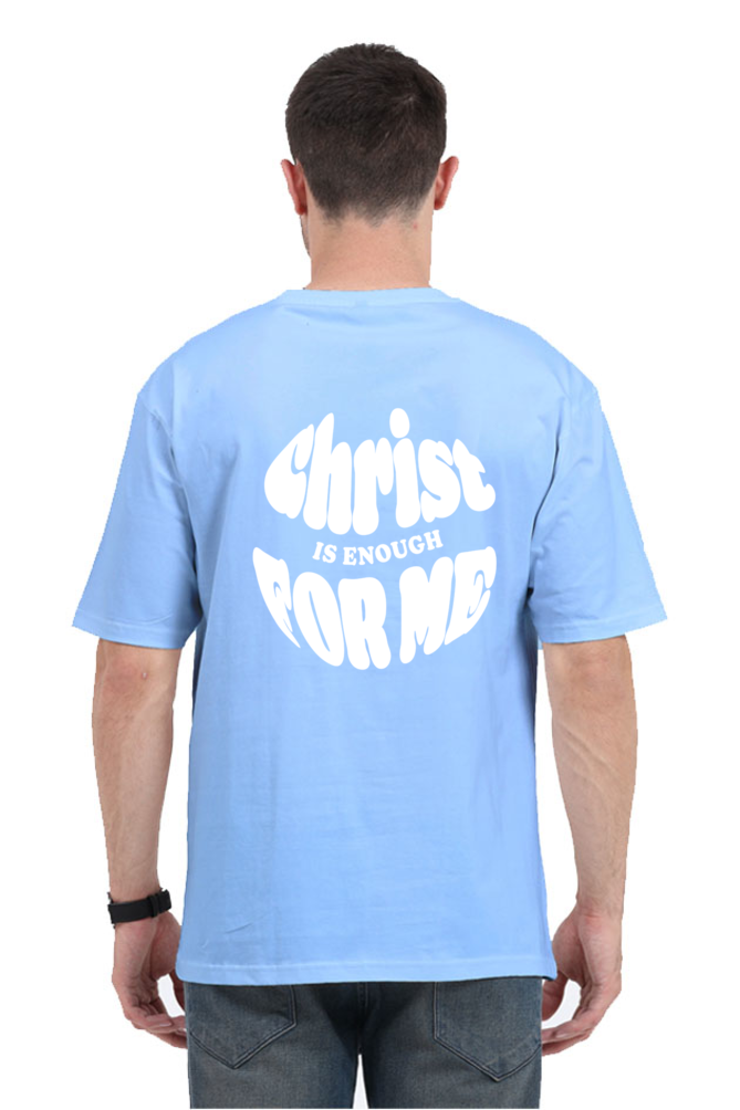 Unisex Oversized Tee - Christ is Enough