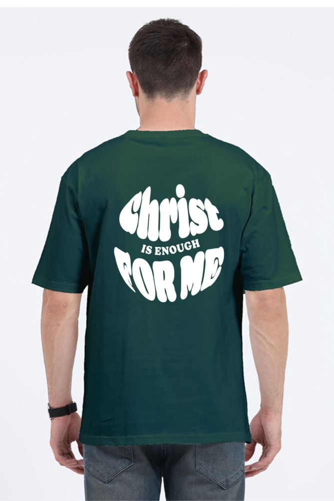 Unisex Oversized Tee - Christ is Enough